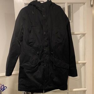 Divided size Large Hooded Coat good condition